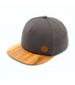 ČAPICA cap, grey-brown - Olive wood