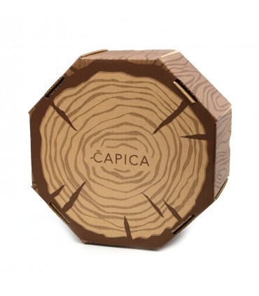 ČAPICA cap, black - Santos Palisander wood