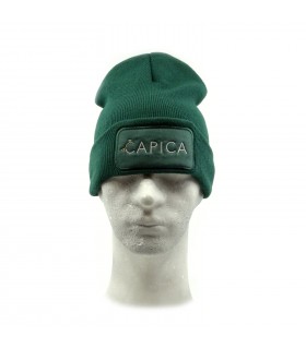 čapica, zimná čiapka, zelená, vyšívané logo