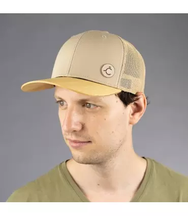 ČAPICA trucker cap beige - The Ash wood