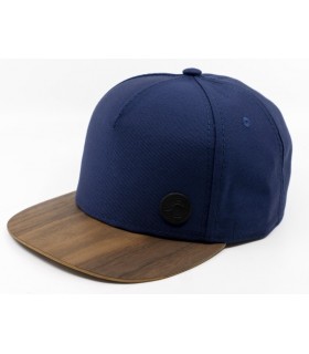 ČAPICA cap Dark Blue - American walnut wood