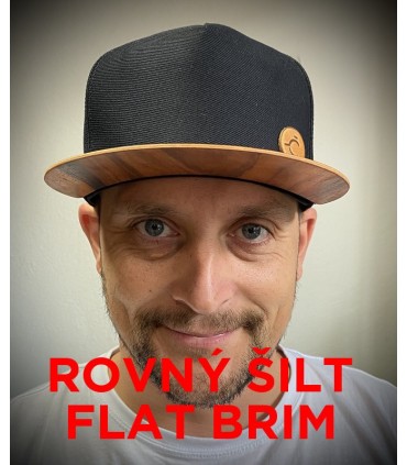 Šiltovka ČAPICA, 6 panel, Svetlo krémová  - drevo Dub Hrčatý