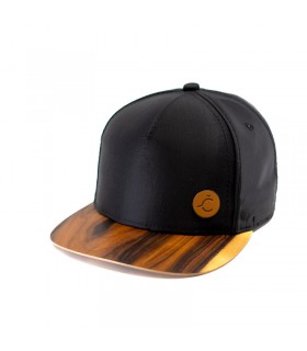 ČAPICA cap, black glossy - Santos Palisander wood