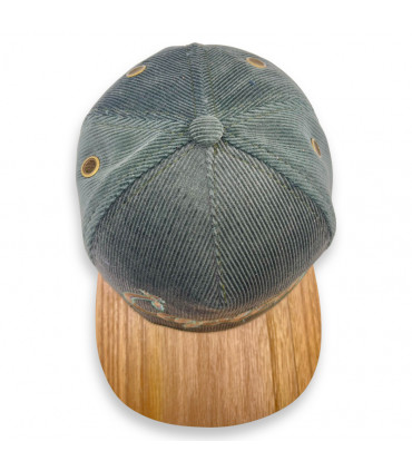 ČAPICA cap green manchester - Elm wood