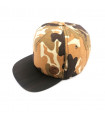 ČAPICA cap, Kids, brown camouflage - Smoked Oak wood