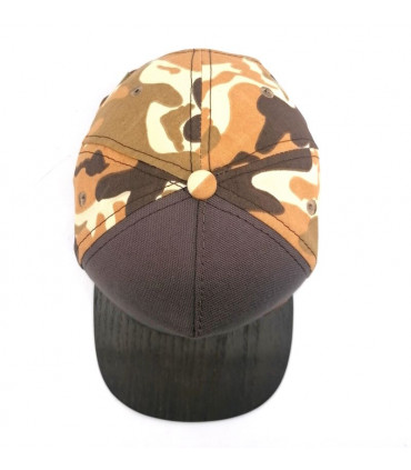 ČAPICA cap, Kids, camouflage MIX - Smoked Oak wood