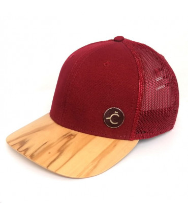 ČAPICA trucker cap red - Olive wood