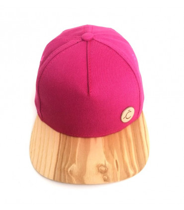 ČAPICA cap, Kids, dark pink - The Ash wood