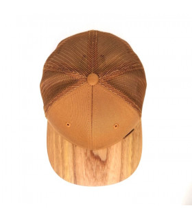 ČAPICA trucker cap light brown - Brest wood