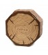 ČAPICA trucker cap light brown, black mesh - Macassar wood