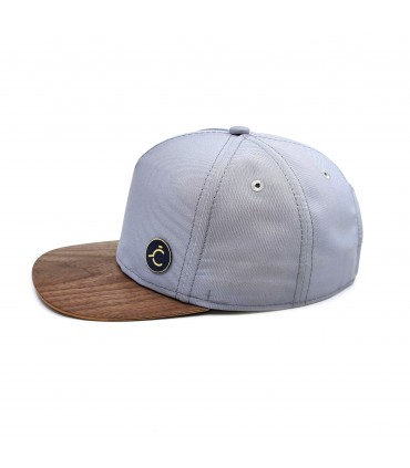 ČAPICA cap, grey-blue - The American walnut wood