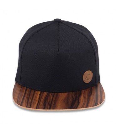 ČAPICA cap, black - Santos Palisander wood