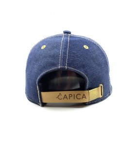 kšiltovka, čepice, jeans, dřevo, dub hrčatý, dřevěný kšilt, bavlna, pohled zezadu