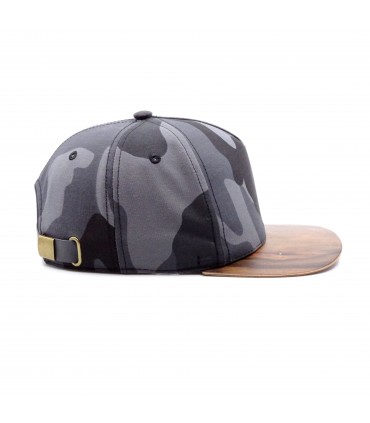 ČAPICA cap, grey camouflage - Santos Palisander wood